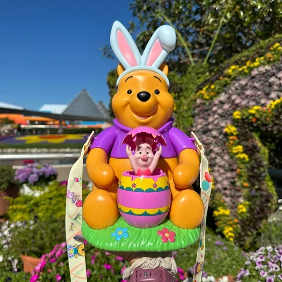 Disney Parks Easter Winnie the Pooh & Piglet Popcorn Bucket - NEW - IN HAND - Picture 3 of 6